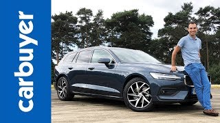 Volvo V60 2019 indepth review  Carbuyer [upl. by Turmel]