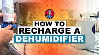 How To Recharge A Dehumidifier 🔌  HVAC Training 101 [upl. by Latrena27]