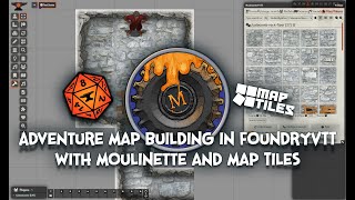 Building adventure maps with Moulinette and Map Tiles [upl. by Kamila]