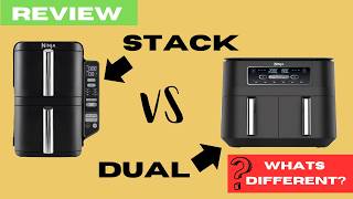 New Ninja Double Stack SL300UK Vs Dual Zone AF300UK 76L  Comparison [upl. by Delorenzo450]