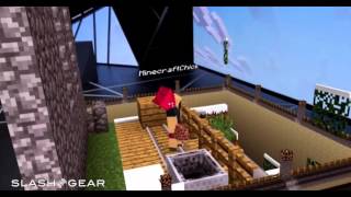 Microsoft HoloLens  E3 2015 Minecraft Gameplay HD [upl. by Nemaj]