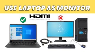 Use a Laptop as a Monitor with HDMI [upl. by Lennad]