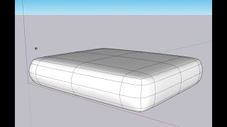 Sketchup Model a Sofa Cushion using SubD  Part 1 [upl. by Farrah]