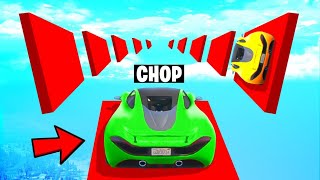 CHOP FOUND MOST IRRITATING WALLRIDING RACE OF GTA 5 [upl. by Aerbas]