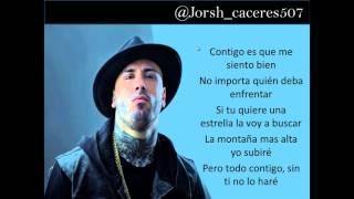 nicky jam Estrella Letra [upl. by Neeliak]