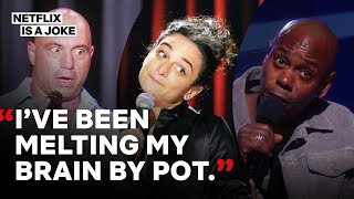 Comedians Warn You About Drugs With Dave Chappelle Joe Rogan amp More  Netflix Is A Joke [upl. by Nariko]