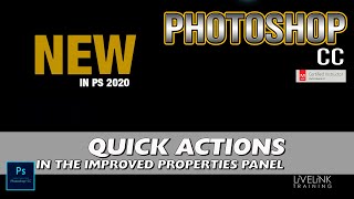 Quick Actions  Photoshop Properties Panel [upl. by Yensehc828]