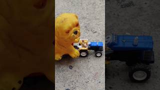 Mini Tractor Trolley The Cutest Dog Transporter [upl. by Enirehtahc]