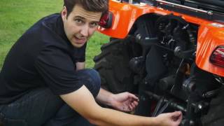 Kubota BX 3 Point Hitch Install and Removal  Tuesday Tractor Tip  Bonus Tip  Toolbox and Speaker [upl. by Einej]