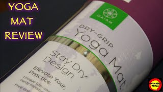 Yoga Mat Review  Gaiam quotDry Gripquot Mat [upl. by Yenoh711]