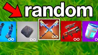 Fortnite But Everything Gives You Random Items [upl. by Frank64]