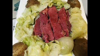 Cast Iron Dutch Oven Corned Beef And Cabbage Recipe [upl. by Whitaker380]