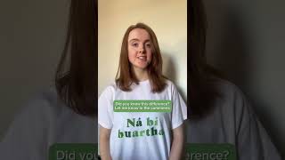 How to say ABOUT as Gaeilge irish gaeilge [upl. by Otrebron]