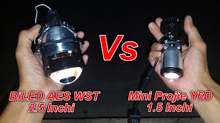 BiLED AES WST Vs Mini Projie Y6D [upl. by Webster]