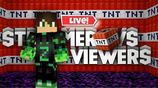 Minecraft Streamer VS Viewers TNT Game shorts minecraft shortslive [upl. by Emarej]