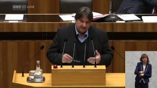 04Nationalratssitzung Teil 1 Josef Muchitsch SPÖ 2015 02 25 0900 tl 06 Politik LIVE Josef Muchi [upl. by Erb]