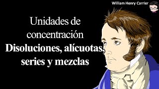 𝐃𝐈𝐒𝐎𝐋𝐔𝐂𝐈𝐎𝐍𝐄𝐒 𝐪𝐮í𝐦𝐢𝐜𝐚𝐬  unidades de concentración 𝐝𝐢𝐬𝐨𝐥𝐮𝐜𝐢𝐨𝐧𝐞𝐬 𝐬𝐞𝐫𝐢𝐞𝐬 𝐚𝐥𝐢𝐜𝐮𝐨𝐭𝐚𝐬 𝐲 𝐦𝐞𝐳𝐜𝐥𝐚𝐬 [upl. by Lewej214]