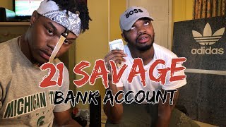 21 Savage  Bank Account  REACTION [upl. by Siward]