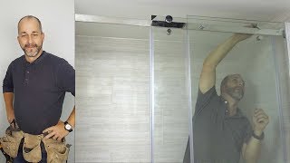 How To Install A Modern Glass Shower Door Kit [upl. by Ecnatsnoc102]