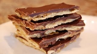 Saltine toffee bark recipe [upl. by Garrott]