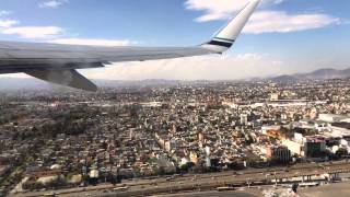 Mexico City Airport Take off en route to LAX [upl. by Edda595]