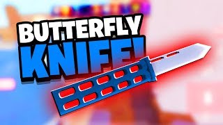 BUYING THE BUTTERFLY KNIFE IN ROBLOX ARSENAL [upl. by Llen]