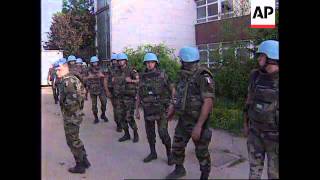 BOSNIA SARAJEVO UN BASE FORCED TO SURRENDER TO REBEL SERBS [upl. by Corabel]