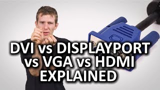 HDMI DisplayPort VGA and DVI as Fast As Possible [upl. by Anelrad]