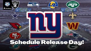 The Official 2023 Giants Schedule Is Out  One Giant Step [upl. by Talie]