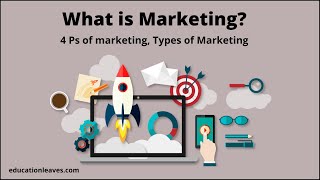 What is Marketing  4 Ps of marketing  Types of Marketing [upl. by Tati]