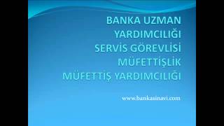 Banka Muhasebesi Konu Anlatımı [upl. by Male]