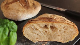 Easy No Knead Italian Bread  How Tasty Channel [upl. by Yardna512]