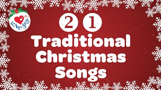 21 Traditional Christmas Carols with Lyrics [upl. by Zoldi]