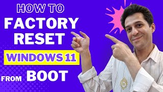 How to Factory Reset Windows 11 From Boot [upl. by Bresee331]