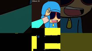 Pocoyo vs Cocomelon ☠️ Skull Edit  Blue Bouncing Square [upl. by Ydoc480]