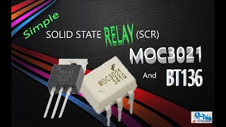 Solid State Relay SSR using BT136 amp MOC3021 [upl. by Miriam]