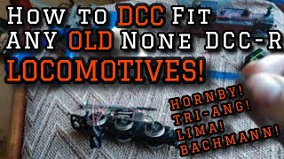 How to DCC Fit Old OOHO Gauge Locomotives [upl. by Barbabas]