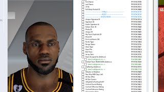 Using Cheat Engine to edit a player NBA 2k21 PC [upl. by Ahsiakal]