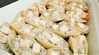 Conchiglioni Ripieni Al Forno 😋 Perfetti Per La Cena Di Carnevale [upl. by Nichani]