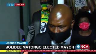 Jolidee Matongo elected Joburg mayor [upl. by Shanda]