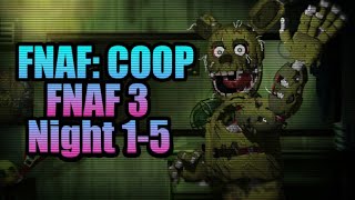 Roblox FNAF COOP Fnaf 3 Night 15 Full Walkthrough  Roblox FNAF [upl. by Cahn]