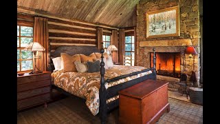 Rustic Log Cabin Interior Design With Some Cottage Style [upl. by Irra681]