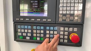 Syntec 6MB ATC function  Automatic tool calibration home setting  Rhino CNC Technology [upl. by Aicillyhp]