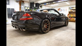 The ultimate SL55 Highly customized 700 horsepower Mercedes Benz SL55 AMG walk around and tour [upl. by Nairbo]