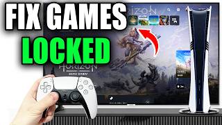 How To Unlock Games On PS5 Pro Fix Locked Games [upl. by Rivi]