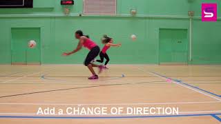 Netball  How to train Speed  Reactions amp Change of Direction [upl. by Oinesra]