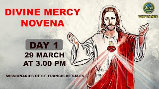 DIVINE MERCY NOVENA DAY 1  FRIDAY 29 MARCH 2024 AT 300 PM DivineMercyNovena [upl. by Elatia876]