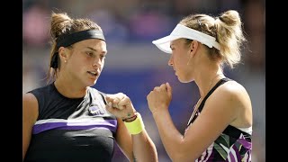 Womens Doubles Final  Match Point and Celebration  US Open 2019 [upl. by Champ]