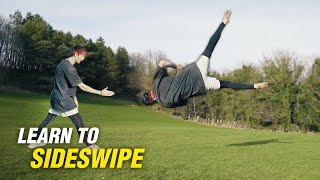 HOW TO SIDESWIPE  Tricking Kick Tutorial [upl. by Ahtabat]