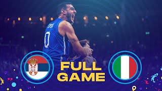 Serbia v Italy  Full Basketball Game  FIBA EuroBasket 2022 [upl. by Sakovich]